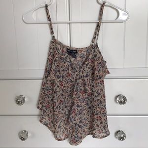 Flowy cream colored tank top